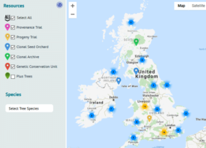 The UK Forest Genetics Resources Platform
